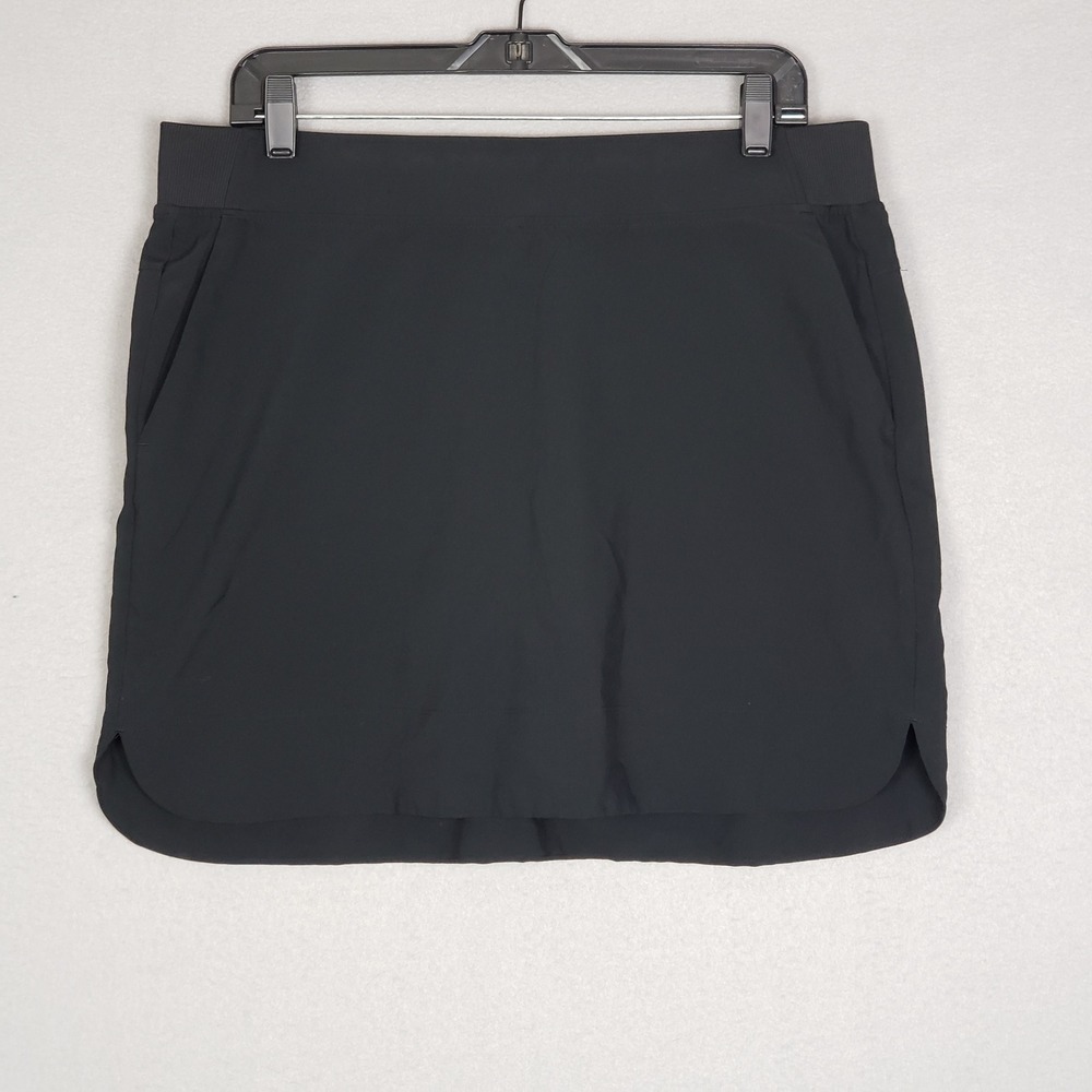 Cypress Club Skort Solid Black Athletic Mini‎ Golf Pickleball Athleisure Size L